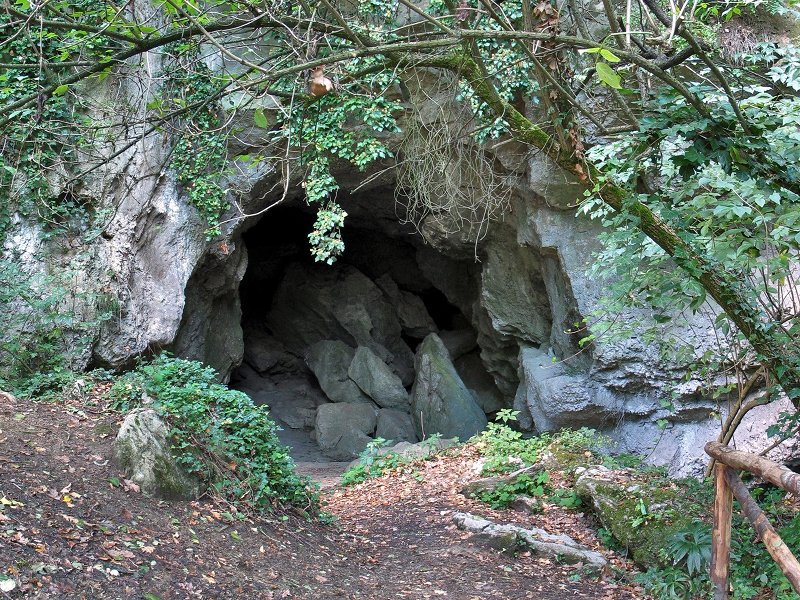 Antro naturale della Grotta Tanaccia