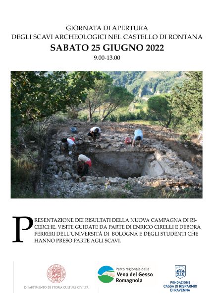 Giornata di apertura al pubblico degli scavi archeologici nel Castello di Rontana